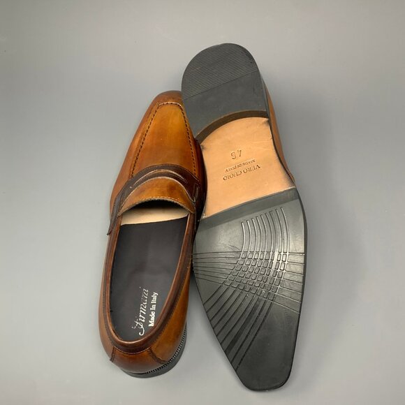 *NEW* / Mark by FIRMANI / Handmade Italian Calfskin Slip-On Loafers / Men’s 13 - Picture 8 of 9